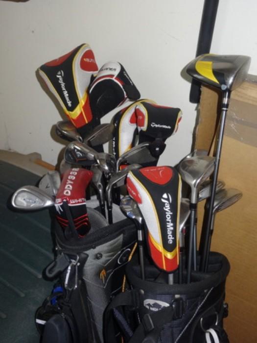 Many sets of A+ Golf Sets