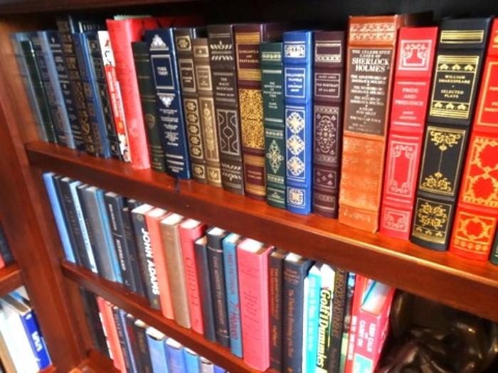 Collection of Franklin Mint Leather Bound Books