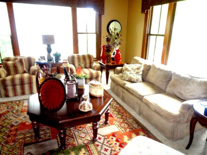 Gorgeous Furniture.  Upholstered pieces in this picture are Sherrill.