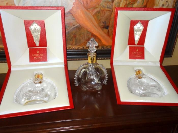 Remy Martin Louis XIII Cognac Bottles and Presentation Boxes