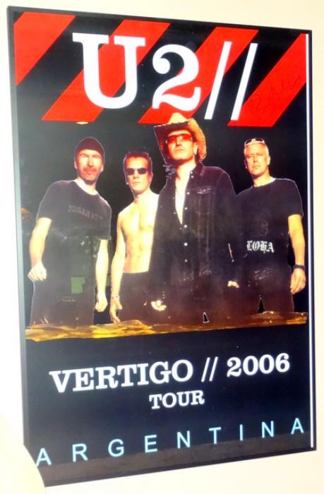 Bono Signed Poster
