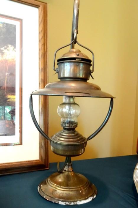 Antique Lamp from the Chicken Ranch Brothel in Texas.   The Chicken Ranch was an illegal but tolerated brothel in the U.S. state of Texas that operated from 1905 until 1973. It was located in Fayette County about 2.5 miles east of downtown La Grange. The business was established by Miss Jessie Williams, and was the basis for the 1978 Broadway musical The Best Little Whorehouse in Texas, the 1982 film adaptation, and the famed ZZ Top song, La Grange.
