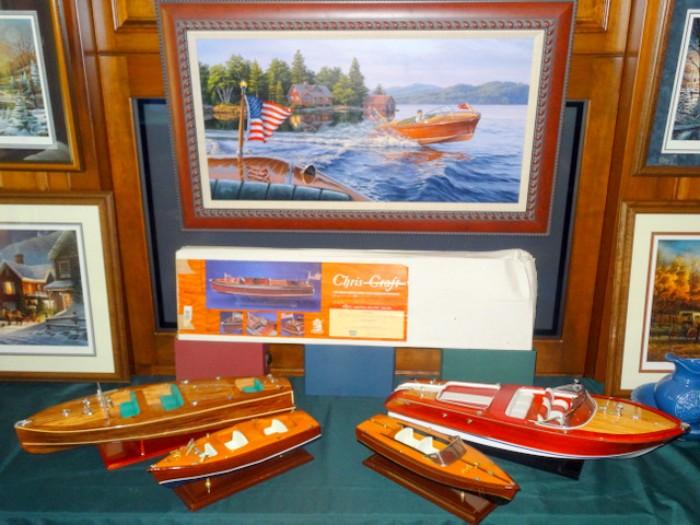 Chris Craft Model Boat Collection