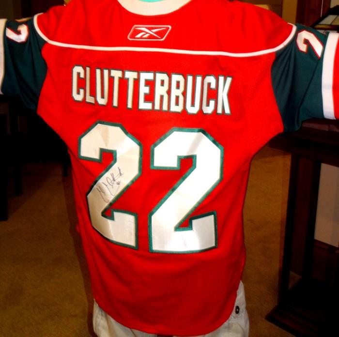 Signed Clutterbuck jersey