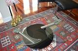 Roche Bobois "Toga" (Ying Yang) Glass and Chromed Steel Expandable Cocktail Table