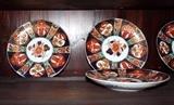 Antique Collection of Specially Ordered Gold Imari with Recipients' Names on Back and Some From Caesar's Palace in Las Vegas from 40's-50's (approx. 33 Pcs) Owned by Archibald W. Lyon, Brigadier General US Army