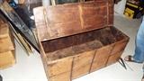 Antique Hand Made 19C Trunk