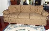 Cozy Comfy Sofa In Raised Tapestry Fabric
