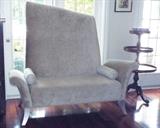 Carter Fusion Grey Velvet "Kitschy Settee" Sofa
