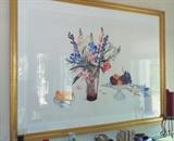 Susan Headley Van Campen Purple Vase Still Life Original Watercolor