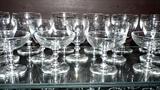 Steuben Rampant Lion Engraved Stemware (18 Pieces)