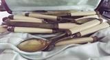 Antique Ivory (Pre-Ban) Handled Flatware