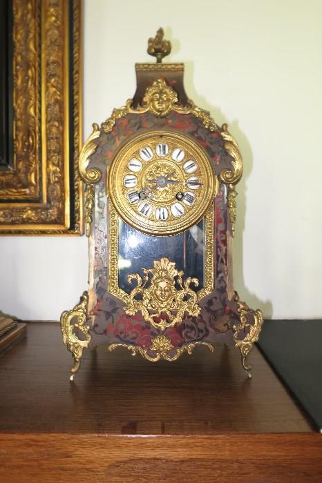 Boulle inlay & Ormolu Clock