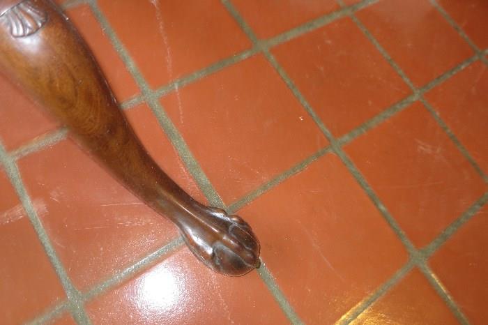 Rat Claw & Oval Ball shape foot of Tea Table