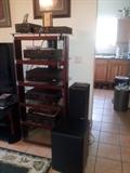 electronics equipment and speakers 