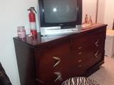 dresser and tv