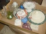 More glass and art pottery