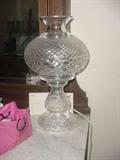 Waterford glass lamp...immacculate