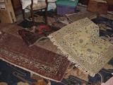 Large selection of fine vintage area rugs from Persia, and Eastern Countries...some of the rugs are not available as owner is keeping for new home.