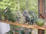 More of the Jade birds and animals..note the small jade bowls at the far right