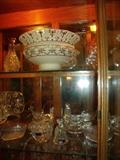 Close up china cabinet