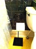 Iron Dog Design Toilet Paper Stand Holder