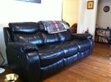 Brand new Havertys leather sofa