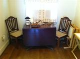 Antique drop leaf table