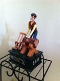 Woodcutter Lumberman Cast Iron Mechanical Bank