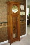 Mission Oak Grandfather Clock by Sligh