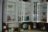 Cabinets full of beautiful china and glassware!