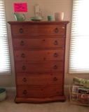 Thomasville highboy. McCoy pottery.