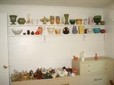 More pottery and collection of duck planters and figures