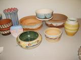 Southwestern pottery and Roseville