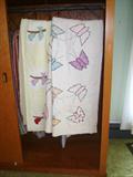 Two appliqued quilts