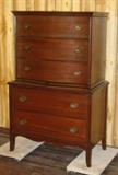 Mahogany Chest on Chest