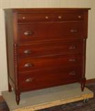 Cherry Chest To 5 Piece Bedroom Set