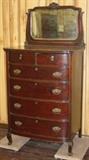 Mahogany Hi-Boy Chest