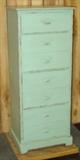Painted Metal File Cabinet