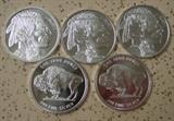 One Troy Ounce .999 Fine Silver Coins