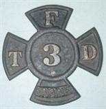 Cast Iron Plate Off Fire Engine