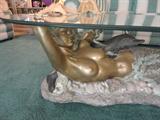 Glass Top Mermaid Table