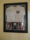 Dereck Jetter Signed Jersey with COA & beautifully framed!