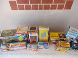 Lots of Wind up Toys in Boxes