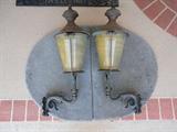 Old Gas Lights Convertered to Electric