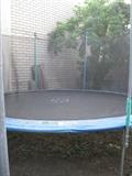 FULL SIZE TRAMPOLINE WITH FENCING