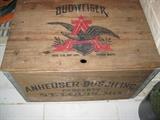 ANHEUUSER-BUSCH WOODEN BOX