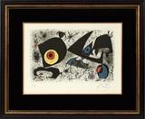 Lot#2054,JOAN MIRO (SPANISH, 1893-1983), COLOR LITHOGRAPH, "SANS TITRE", 18" X 13"Signed on the paper lower right and numbered 74/75 on the paper lower left.  Provenance:  Galerie Internationale, Royal Oak, MI.