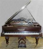 Lot#2189, TH. STEINWEG, ROSEWOOD GRAND PIANO, C 1862, W 55", D 79"Th. Steinweg, Braunschweig. Germany.