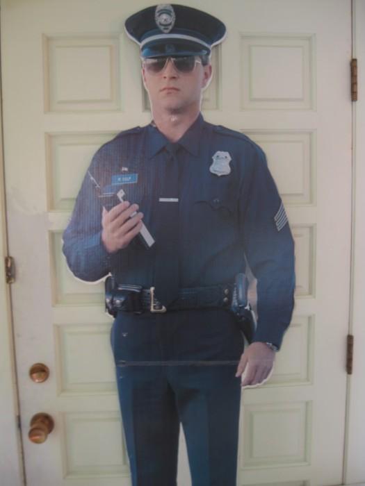 OFFICER CULP WILL BE WATCHING FOR YOUR SAFETY